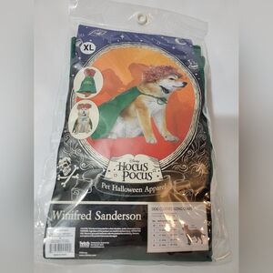 Halloween Pet Costume Disney Hocus Pocus Winifred Sanderson Dog New XL